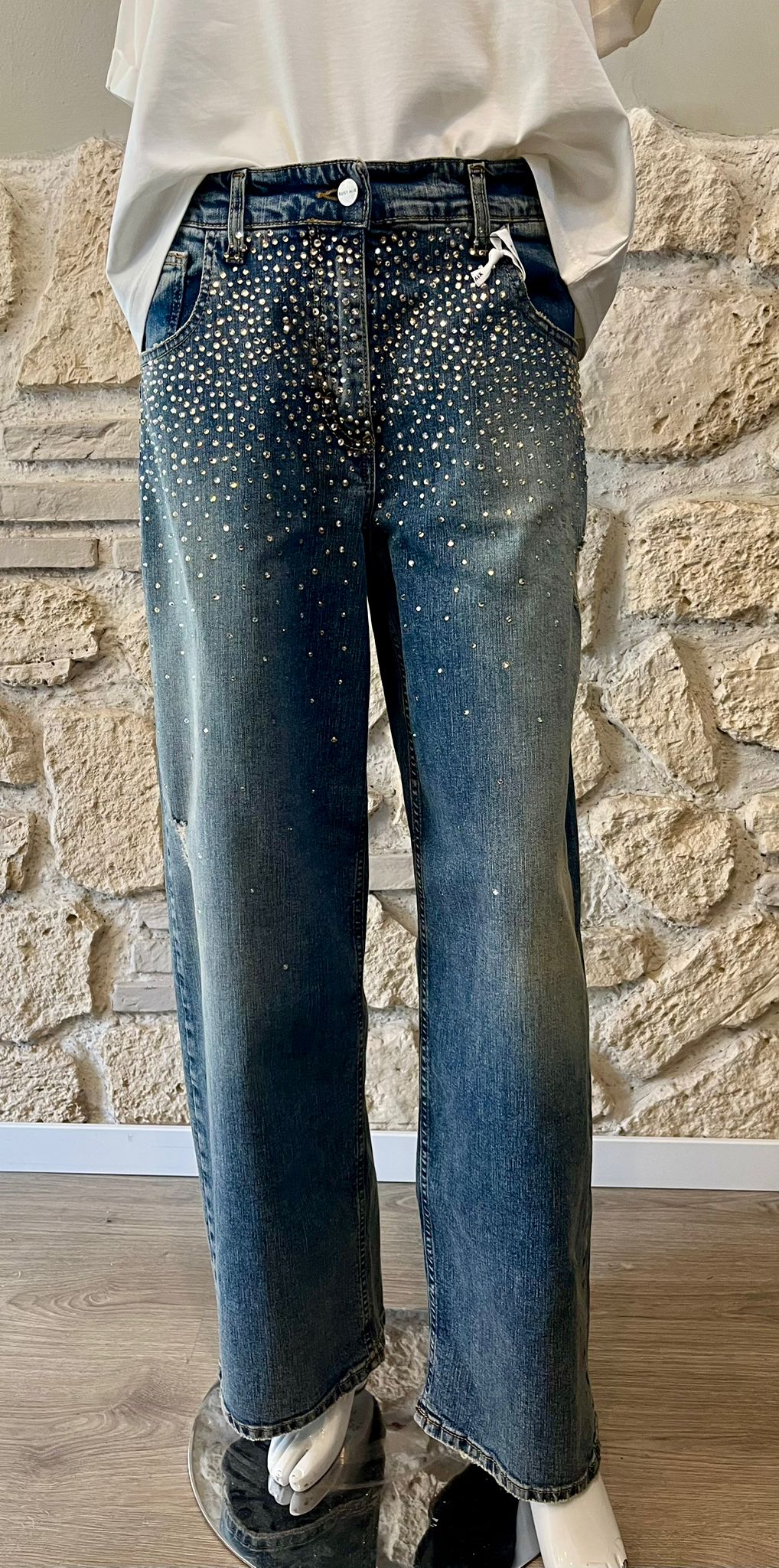 Susy Mix Jeans Strass Marmori